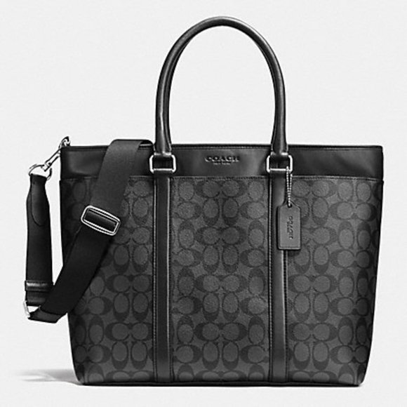 Coach Signature Unisex Business Tote - Excellent Used Condition - Picture 1 of 4